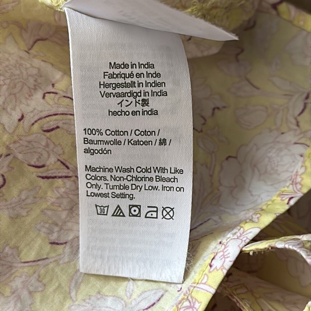 J. Crew | Ruffle Trim Top in Rose Vine Size XS - Picture 7 of 10
